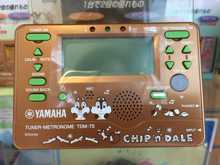 ヤマハミュージック 函館店ブログ ディズニーチューナーメトロノーム再入荷